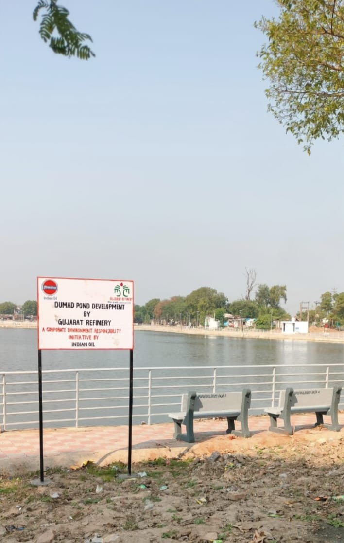 IOCL કંપની દ્વારા કરવા મા આવેલ તળાવનું બ્યુટીફિકેશન — ફોટો 3